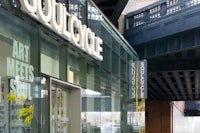 a building with a sign that says soulcycle